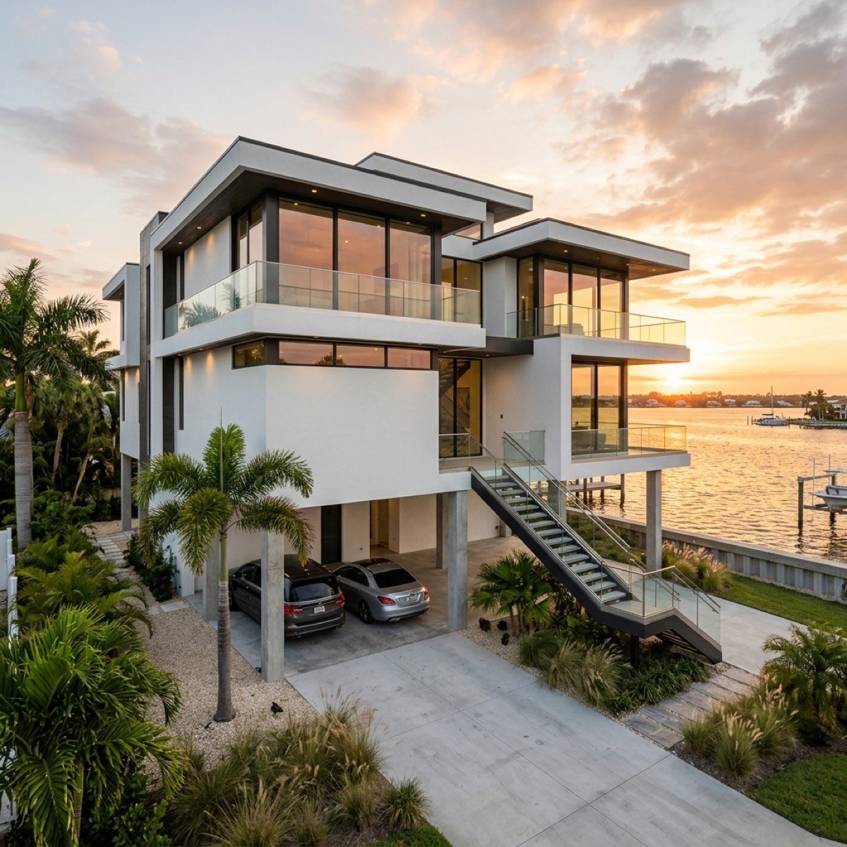 Bayfront
Contemporary elevated home