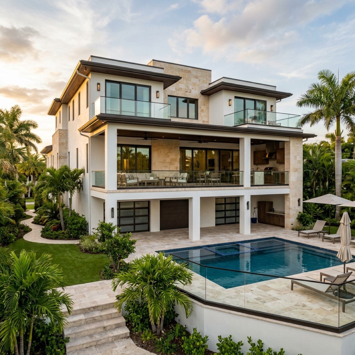 Rock Homes and Estates
elevated home with pool