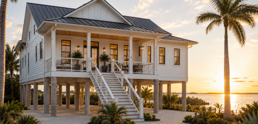 Elevated Coastal Custom Home