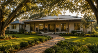 Florida Ranch / Single-Story Custom Home