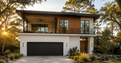 Two-Story Modern Coastal — Elevated Slab