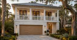 Two-Story Coastal Home — Elevated Slab