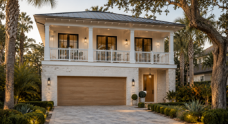 Two-Story Coastal Home — Elevated Slab