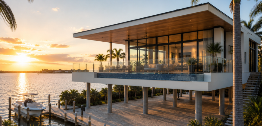 Modern Coastal Waterfront Home
