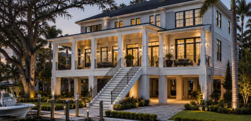 Transitional Waterfront Estate