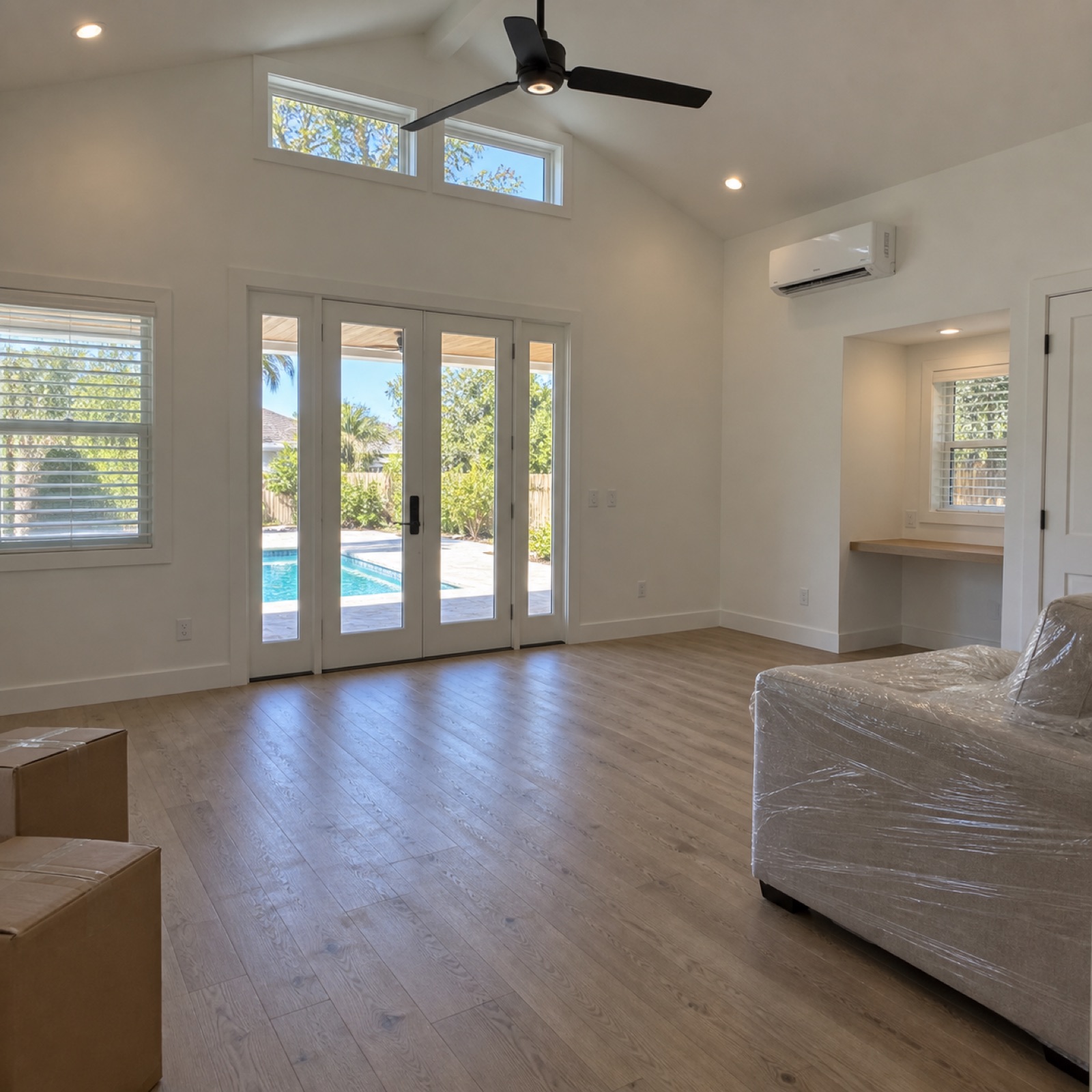 Compact Florida ADU living space